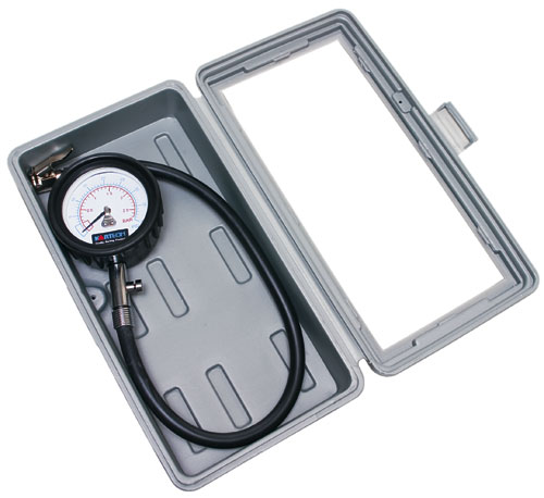 Kartech Tyre Gauge - 65mm Diameter 2.7 BAR/PSI